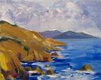 Yellow Hill and Sea