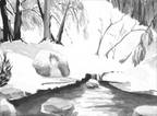 Woods in Deep Snow
