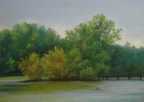 THE RIVER RUNS NORTH - EN PLEIN AIR 10 X 14