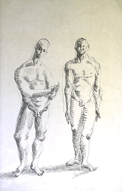 Two Male Figures