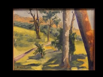 Prairie Grove (For Charles) OIL SKETCH