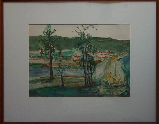 French Village (after Corot)