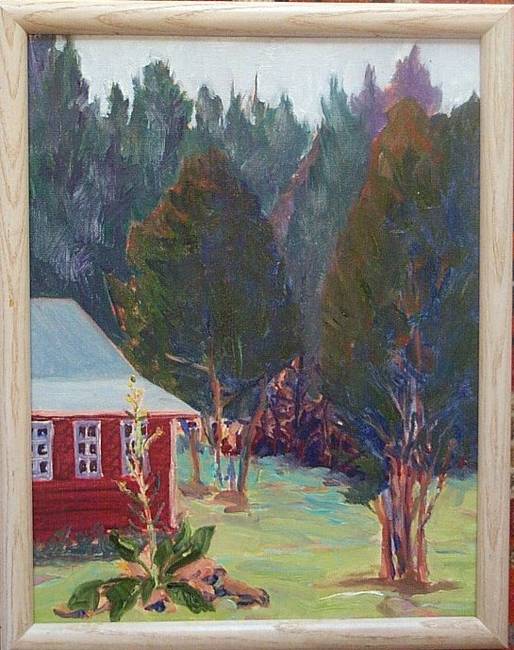 Hen House and Cedars