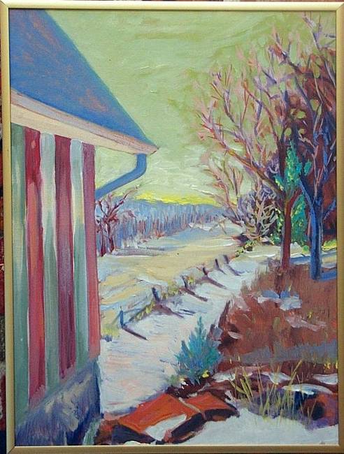 Hog House Winter Afternoon