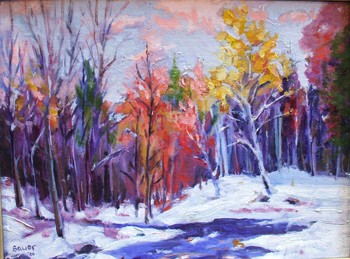 January Woodland Brook