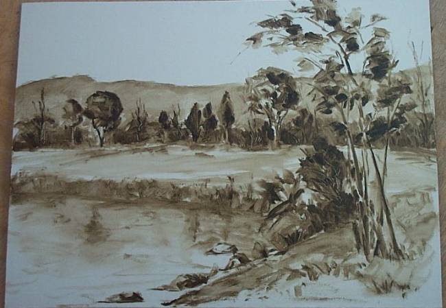 Pecatonica River Sketch