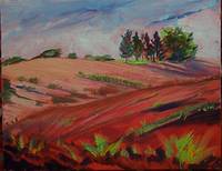 First Prairie Painting (Roundup 2000)