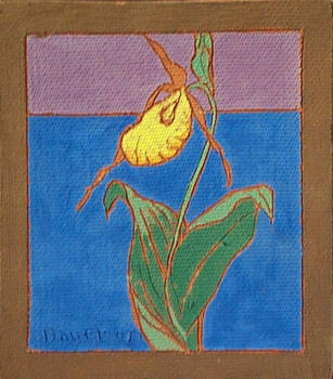 Lady's Slipper (Fired Ceramic Tile)