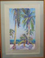 Yucatan Mexico Beach Palms 2 