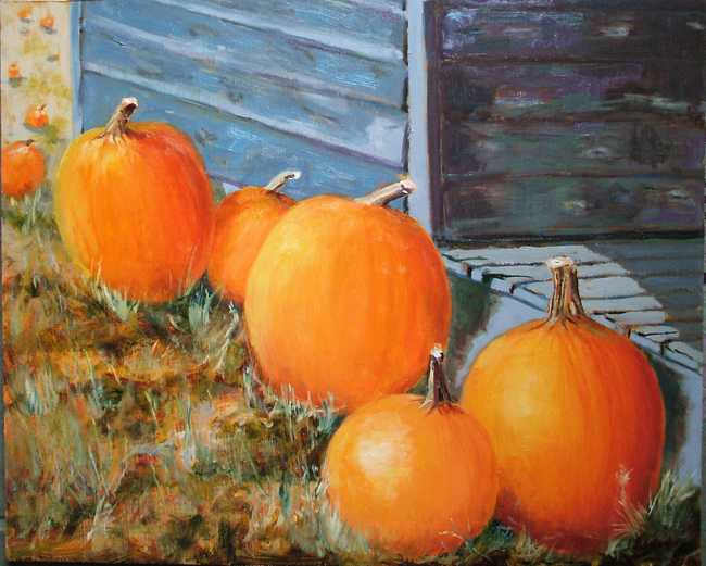 Pumpkins by the Step