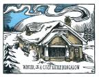WINTER, IN A COZY LITTLE BUNGALOW