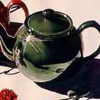 Three Teapots with Carnations
