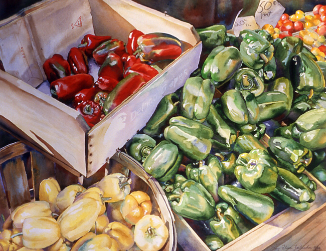 Peppers at the Farmers Market