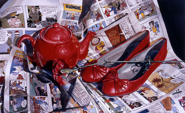 Red Still Life for Linda Garnett