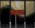 Black and Gold Kimono Tryptich