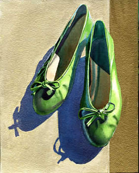 My Chartruse Slippers