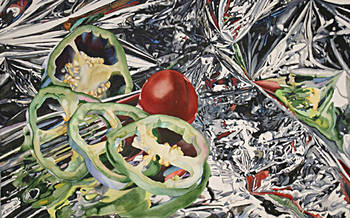 Peppers and Tomato Reflected