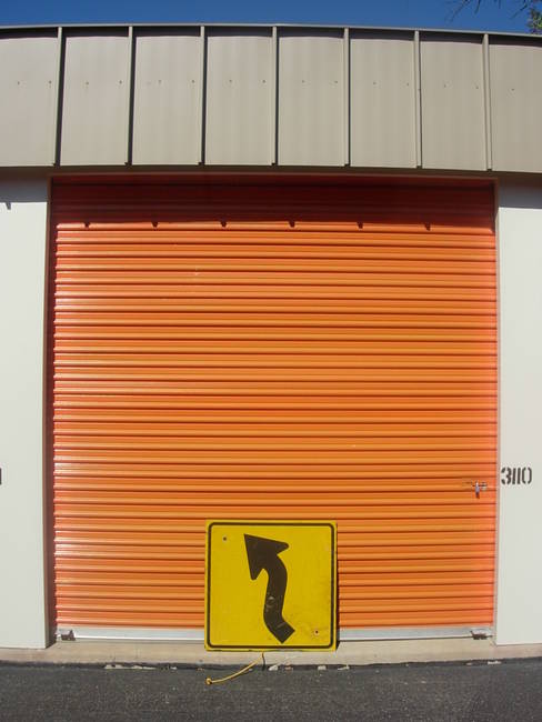 Signage, Curves, Storage Units, Orange 2
