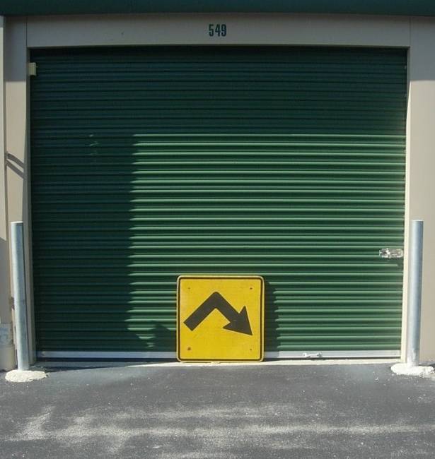Signage, Curves, Storage Units, Green 2