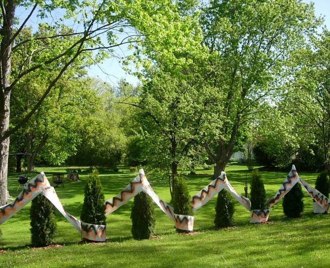 Tree Graffiti, Polychrome, View 1