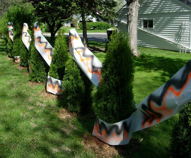 Tree Graffiti, Polychrome, View 2