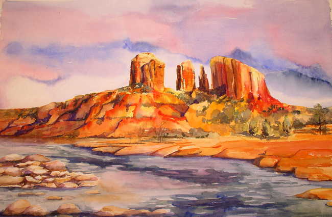 Storm at Cathedral Rock