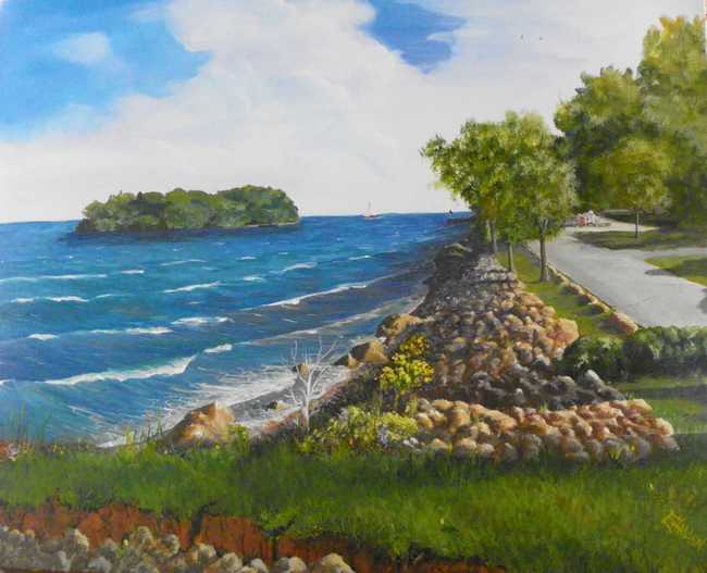 Mouse Island off Catawba Cliffs Ohio