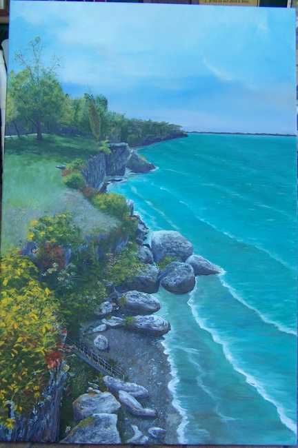 West shore of Catawba Cliffs Ohio