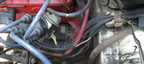 Wire from electronic ignition to distributer