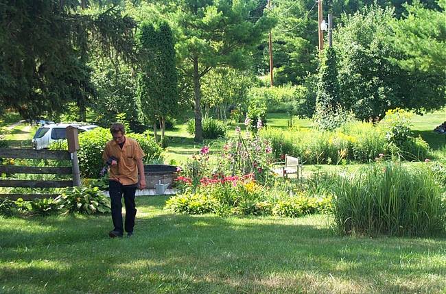 John in Front Yard