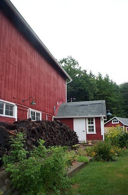 Big Barn South Face and Milkhouse