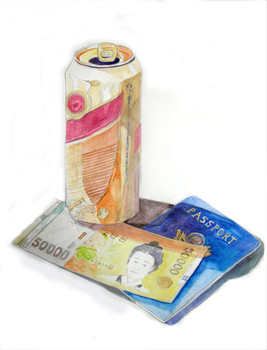 Beer, Money, Passport