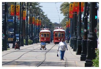 St. Charles Ave Streetcar - New Orleans