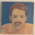 Chris, Oil on canvas, 12x12
