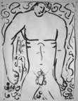 Matisse Uncut, Ink on paper, 30x35