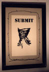 Submit, Screan Print, 22x30