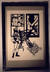 Leather window, Screan print, 24 x30, edition of 10