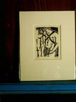 Harness and Head, Block Print, 8x10 Matted, Edition of 25