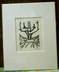 Bareaxe, Block Print, Image is 3x4