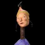 A Feather in Her Cap- Paper Clay