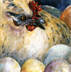 Hen with Eggs