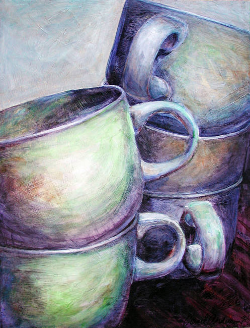 Stacked Coffee Cups