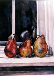 Pears on Window