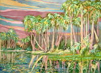 Striped Palm Morning