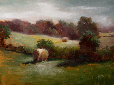 Haybales in July