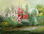 Hollyhocks