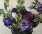 Lisianthus and Bells of Ireland