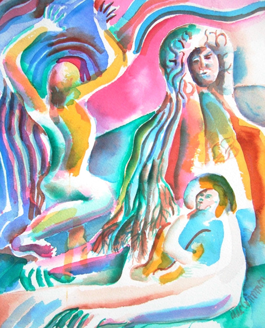 Dancer, Mother and Child