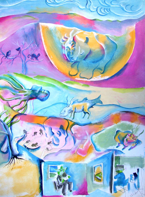 Landscape with Fabulous Creatures