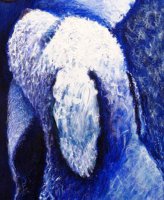 Woman with Dog detail